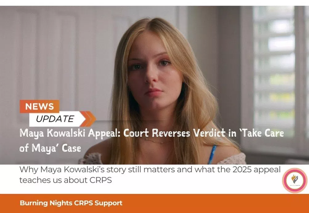 Maya Kowalski and her family seated in a courtroom during legal proceedings