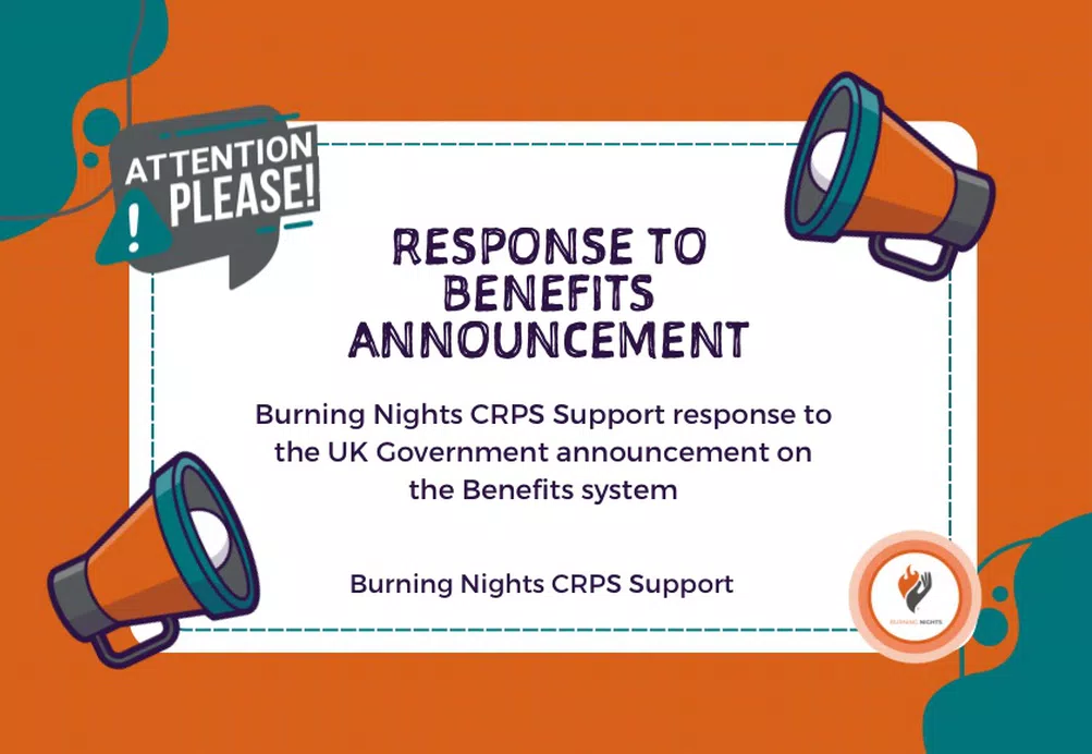 Orange background with white text box. Text reads Response to Government Propsals