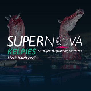 2023 Supernova Run - Kelpies Logo