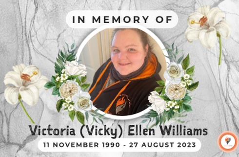 Tribute to Victoria Ellen Williams