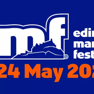 Logo for 2026 Edinburgh Marathon Festival