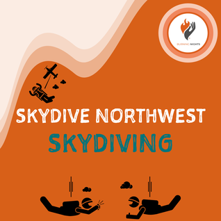 Skydive NorthWest thumbnail with Burning Nights logo