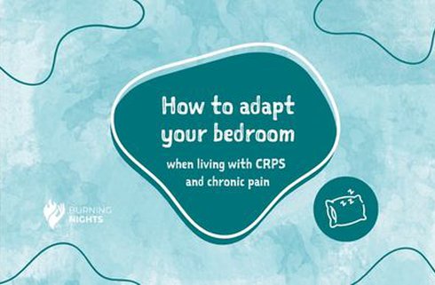 White text on a teal background how to adapt your bathroom when living with CRPS and chronic pain