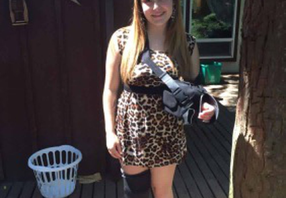 Jaden's CRPS Story - arm and leg braces