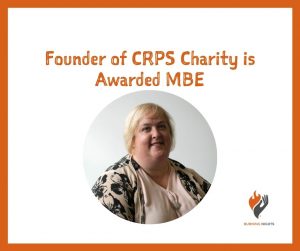 Founder of CRPS charity, Victoria Abbott-Fleming, is awarded an MBE