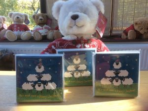 Christmas Cards for charity – We Wish Ewe A Merry Christmas | In aid of Burning Nights CRPS Support charity 