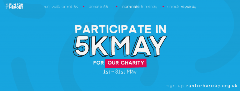Help us provide life saving counselling in the 5k May Challenge