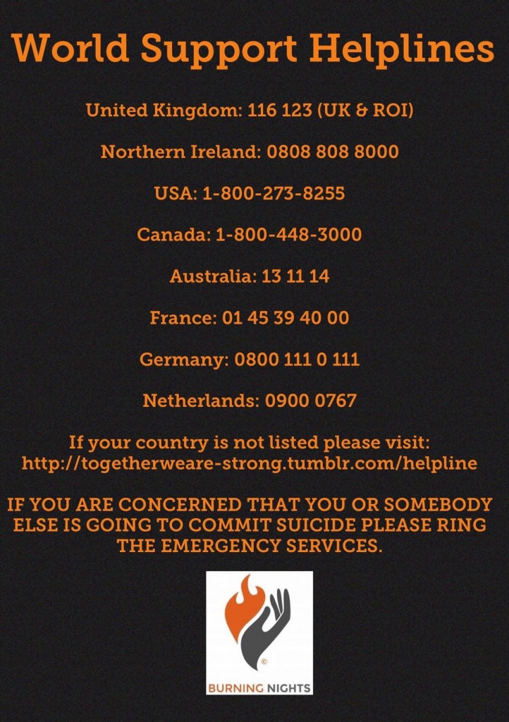 Worldwide Suicide Prevention Helplines