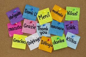 Thank you in different languages 