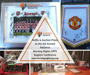 Raffle & Auction Prizes at the 3rd Annual National Burning Nights CRPS Support Conference