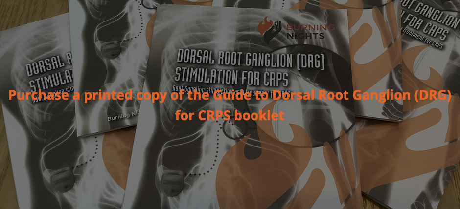 Purchase a printed copy of the Guide to Dorsal Root Ganglion (DRG) for CRPS booklet