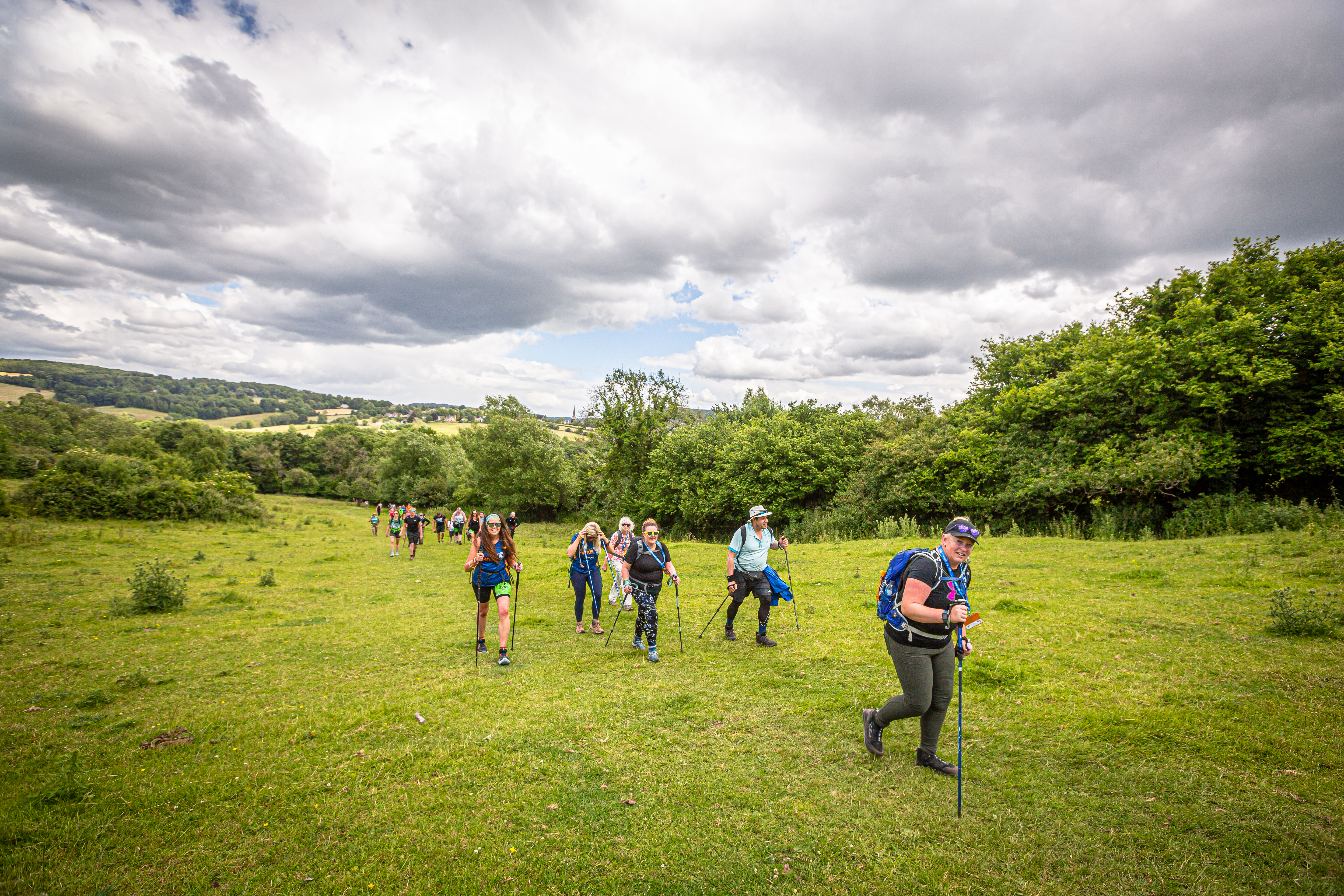 Bath 50 Ultra Challenge 2026, photo of participants in a field