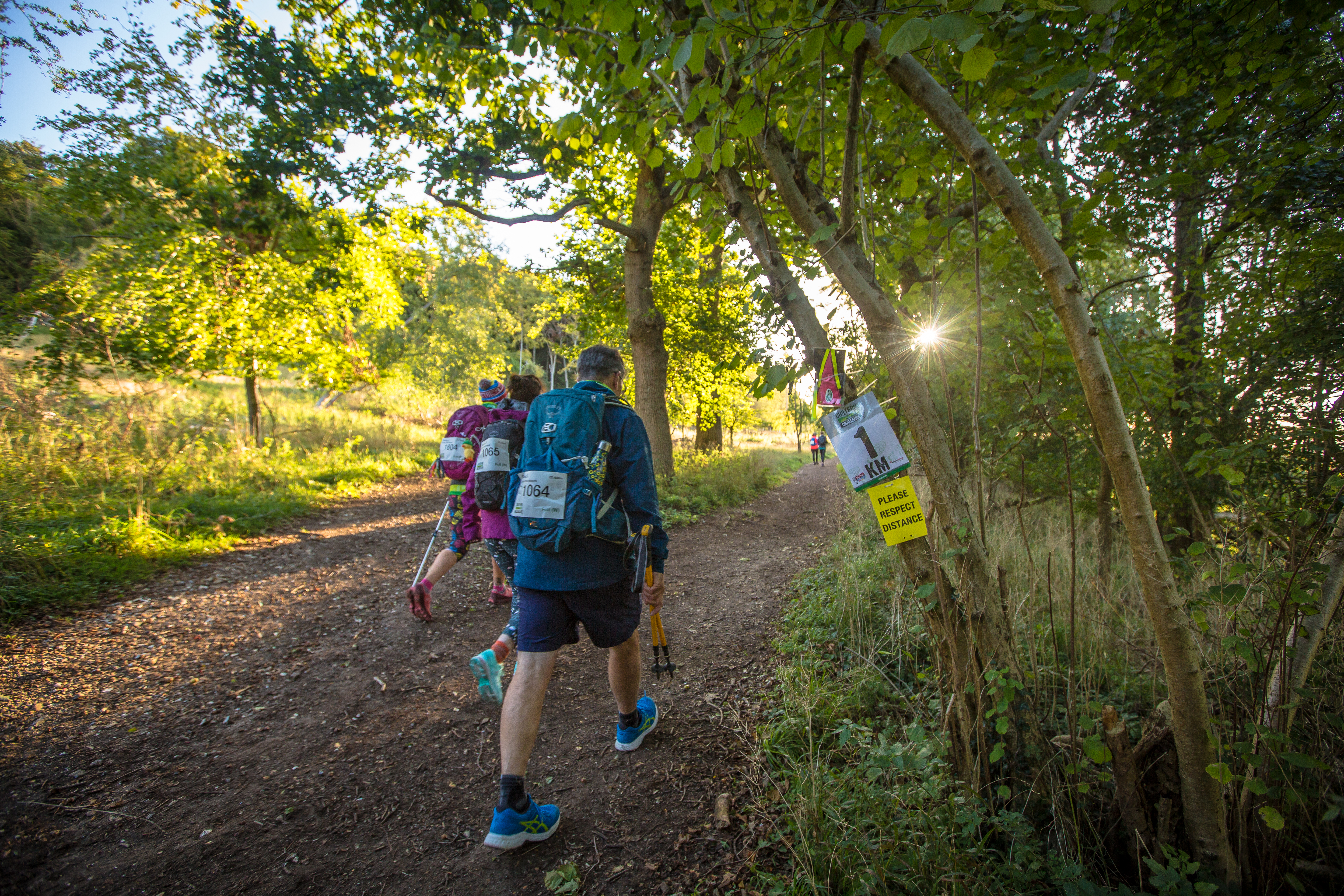Chiltern 50 Ultra Challenge 2026, photo of participants on the route
