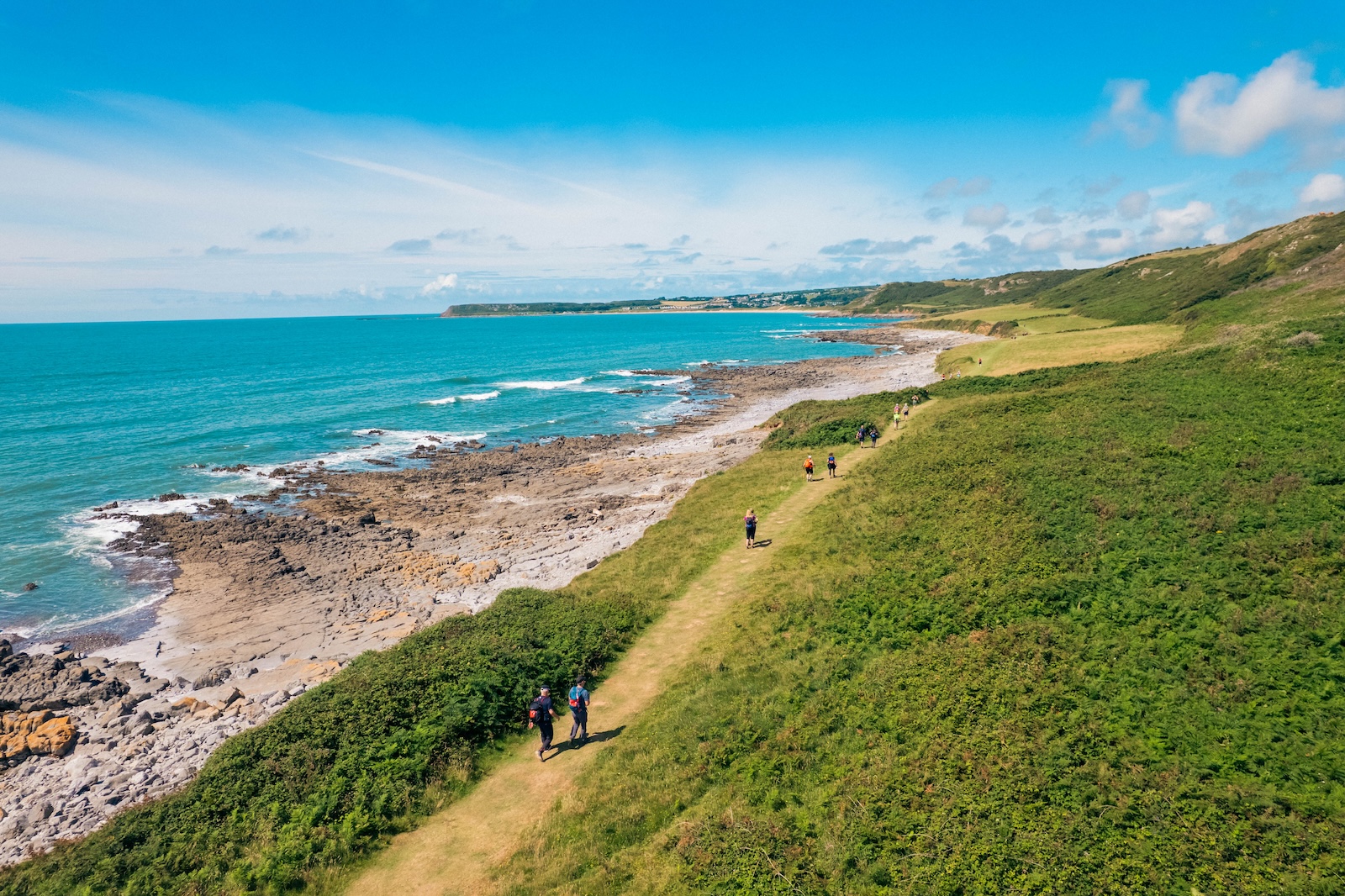 Gower Peninsula Ultra Challenge 2026, photo of participants on the route