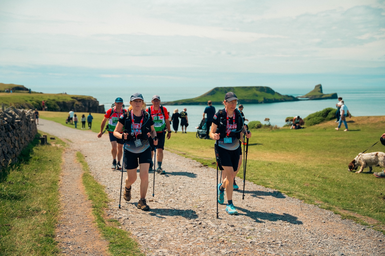 Gower Peninsula Ultra Challenge 2026, photo of participants on the route
