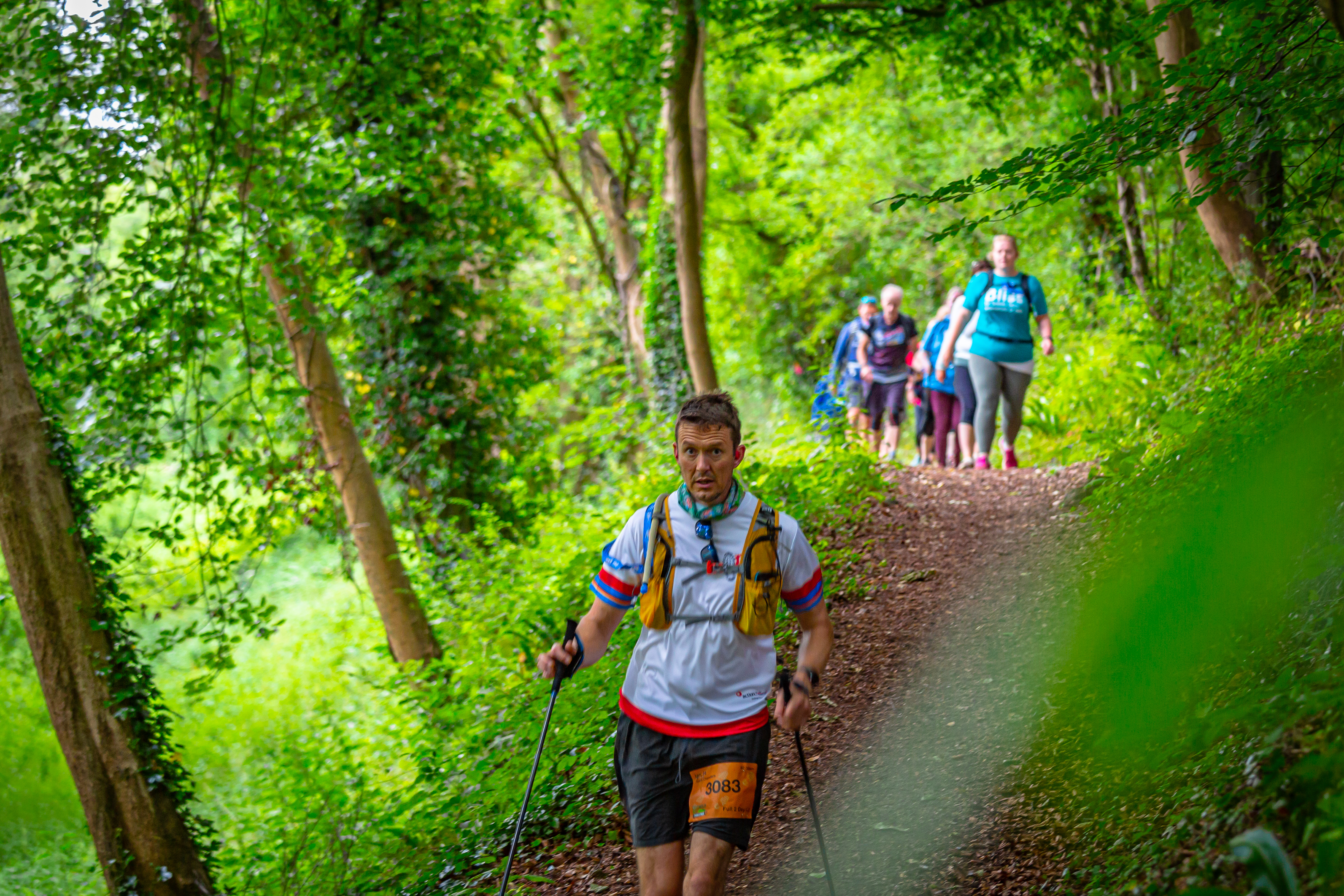 London 2 Brighton Ultra Challenge 2026, photo of participants on the route