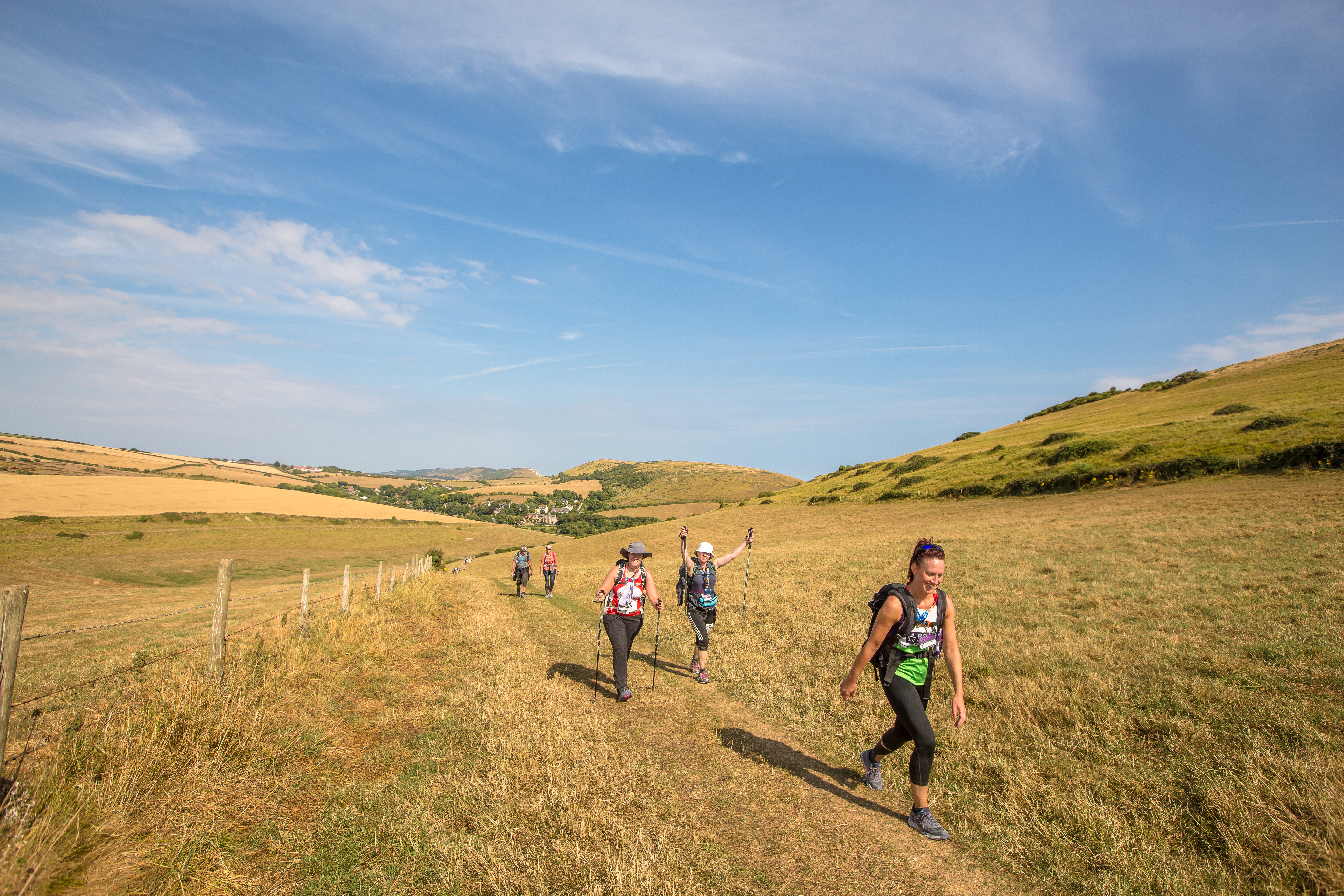 North Downs 50 Ultra Challenge 2026, photo of participants on the route