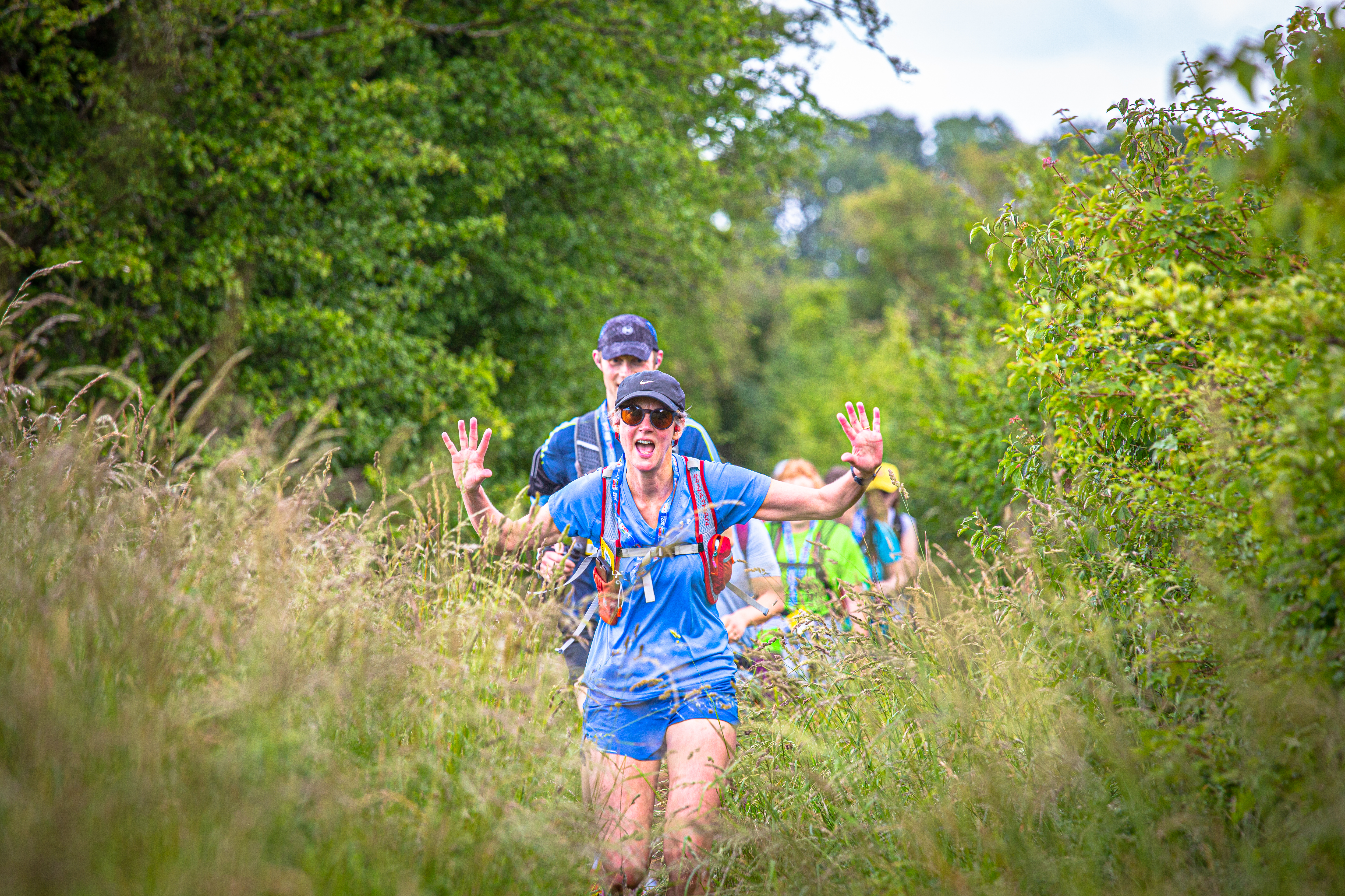 North Downs 50 Ultra Challenge 2026, photo of participants on the route
