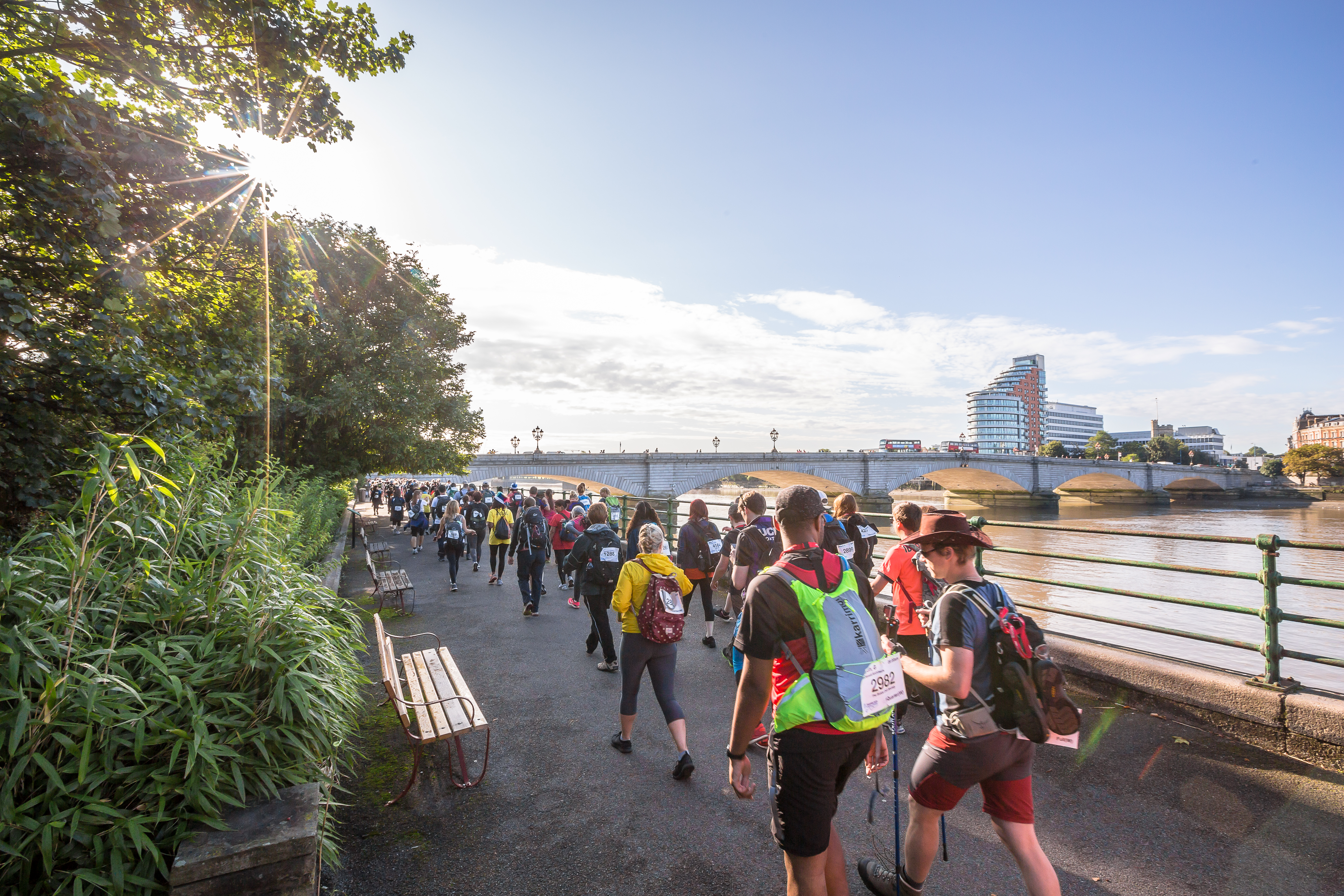 Thames Path Ultra Challenge 2026, photo of participants on the route